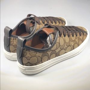 coach jacquard signature fashion sneakers